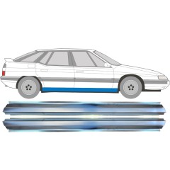 Kynnyspelti korjauspaneeli varten Citroen XM 1989-2000 / Vasen+Oikea / Sarja 11344