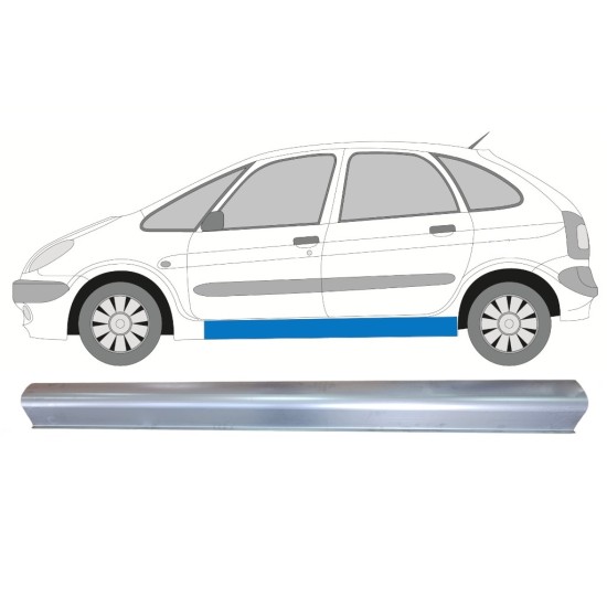 Kynnyspelti korjauspaneeli alempi osa