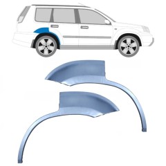 Takalokasuoja korjauspaneeli pieni varten Nissan X-Trail 2001-2007 / Vasen+Oikea / Sarja 10571
