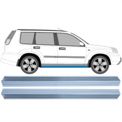 Kynnyspelti korjauspaneeli varten Nissan X-Trail 2001-2007 / Vasen+Oikea / Sarja 11947