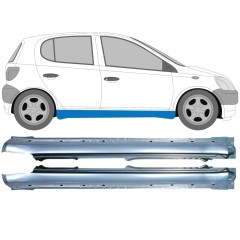 Kynnyspelti varten Toyota Yaris 1999-2005 / Vasen+Oikea / Sarja 9213