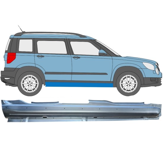 Kynnyspelti varten Skoda Yeti 2009- / Oikea 15975