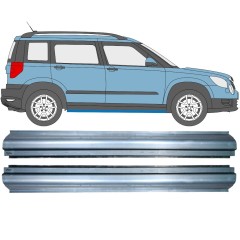 Kynnyspelti korjauspaneeli varten Skoda Yeti 2009- / Vasen+Oikea / Sarja 11378