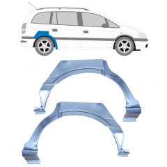 Takalokasuoja korjaussarja varten Opel Zafira A 1999-2005 / Vasen+Oikea / Sarja 9403