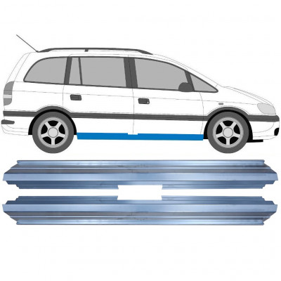 Kynnyspelti korjauspaneeli varten Opel Zafira 1999-2005 / Vasen = Oikea (symmetrinen) / Sarja 9714