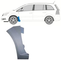 Etulokasuojan korjauspelti varten Opel Zafira B 2005-2012 / Vasen 16851