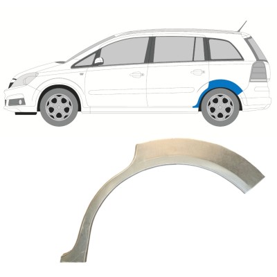 Takalokasuoja korjaussarja varten Opel Zafira B 2005-2012 / Vasen 14757