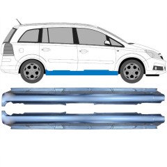 Kynnyspelti varten Opel Zafira B 2005-2012 / Vasen+Oikea / Sarja 10617