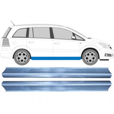 Kynnyspelti korjauspaneeli varten Opel Zafira 2005-2012 / Vasen = Oikea (symmetrinen) / Sarja 9651