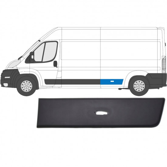 Koristelista lampun aukolla varten Fiat Ducato 2006- / Vasen 6549