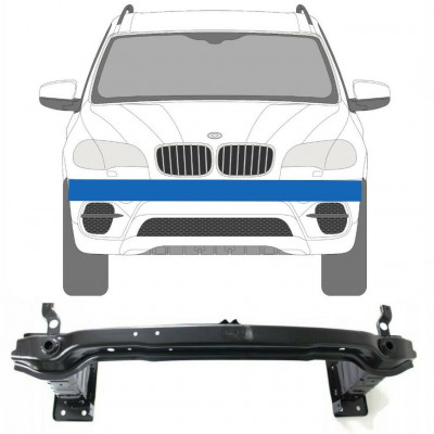 Etupuskurin vahvike varten BMW X5 E70 Lift 2009-2013 6115