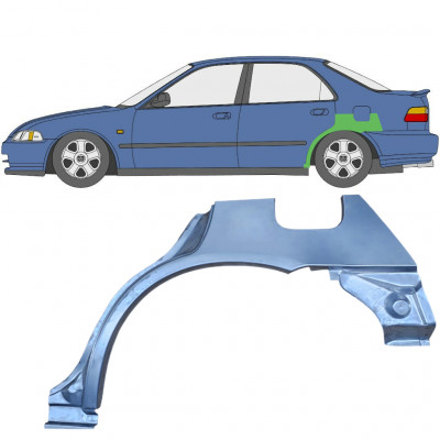 Takalokasuoja korjaussarja varten Honda Civic 1991-1995 / Vasen 6649