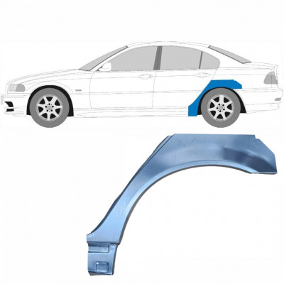 Takalokasuoja korjauspaneeli pieni varten BMW E46 3 1998-2005 / Vasen 6201