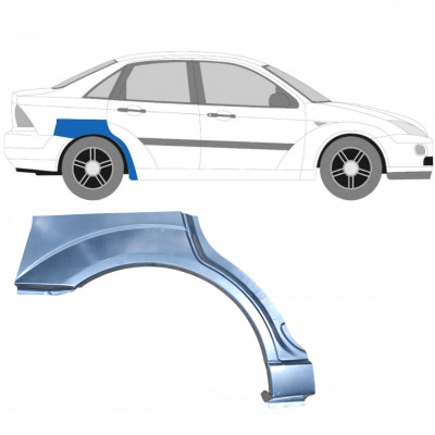 Takalokasuoja korjaussarja varten Ford Focus 1998-2007  / Oikea / SEDAN 6558