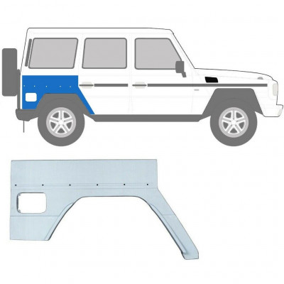 Takalokasuoja korjaussarja varten Mercedes G-Class 1992- / Oikea 5111