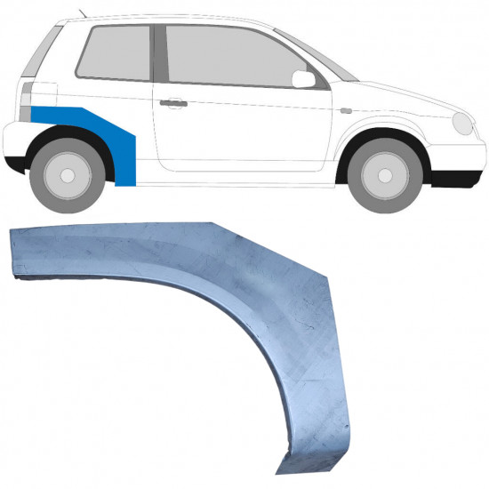 Takalokasuoja korjaussarja varten VW Lupo Seat Arosa 1998-2005 / Oikea 5046