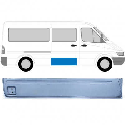 Sisäinen sivuoven kynnysprofiili varten Mercedes Sprinter 1995-2006 / Oikea 5820