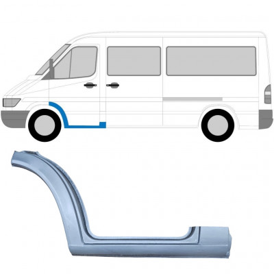 Astinlauta osakokonaisuus varten Mercedes Sprinter 1995-2006 / Vasen 5808