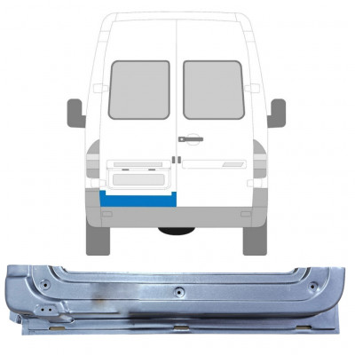 Korjauspellit takaoven varten Mercedes Sprinter 1995-2006 / Vasen 5581