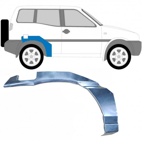 Takalokasuoja korjaussarja varten Nissan Terrano 1993-1999 / Oikea 6346