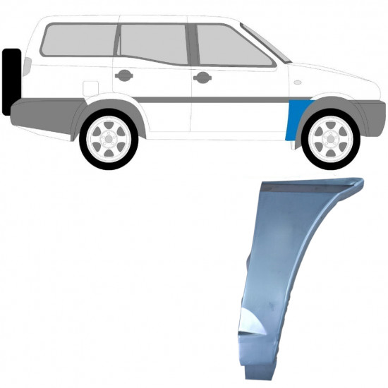 Etulokasuojan korjauspelti varten Nissan Terrano 1993-1999 / Oikea 6351