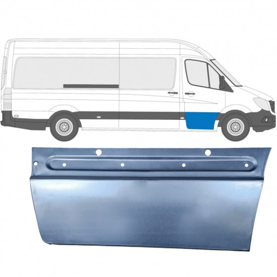 Etuoven korjausosa varten Mercedes Sprinter 2006 - / Oikea 5719