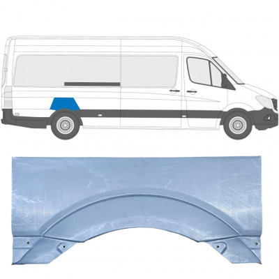 Takalokasuoja korjaussarja varten Mercedes Sprinter 2006- / Oikea 5683