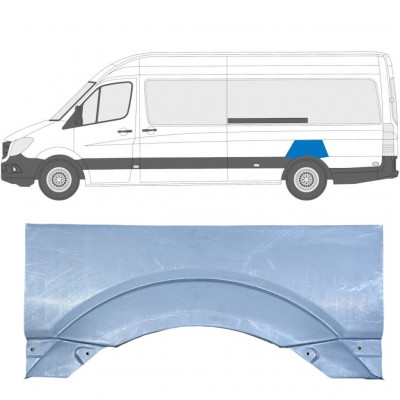 Takalokasuoja korjaussarja varten Mercedes Sprinter 2006- / Vasen 5685