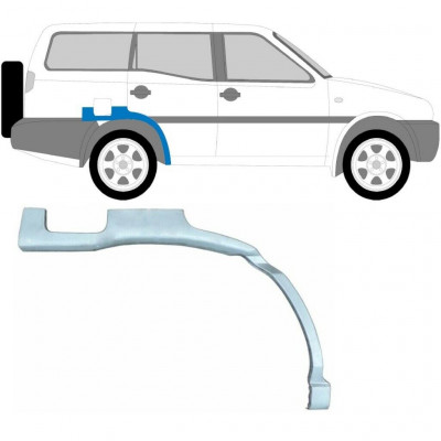 Takalokasuoja korjaussarja varten Nissan Terrano 1993-1999 / Oikea 6251